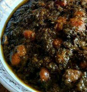 خوراک خورشت سبزی